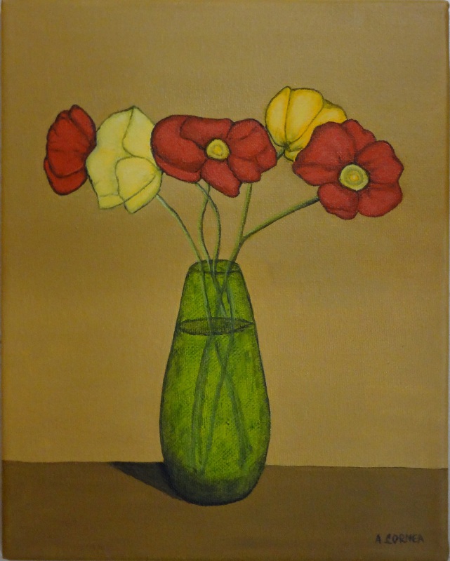 2012-oktober-olieverf-op-doek-24-x-30-cm-rode-en-gele-bloemen-in-vaas