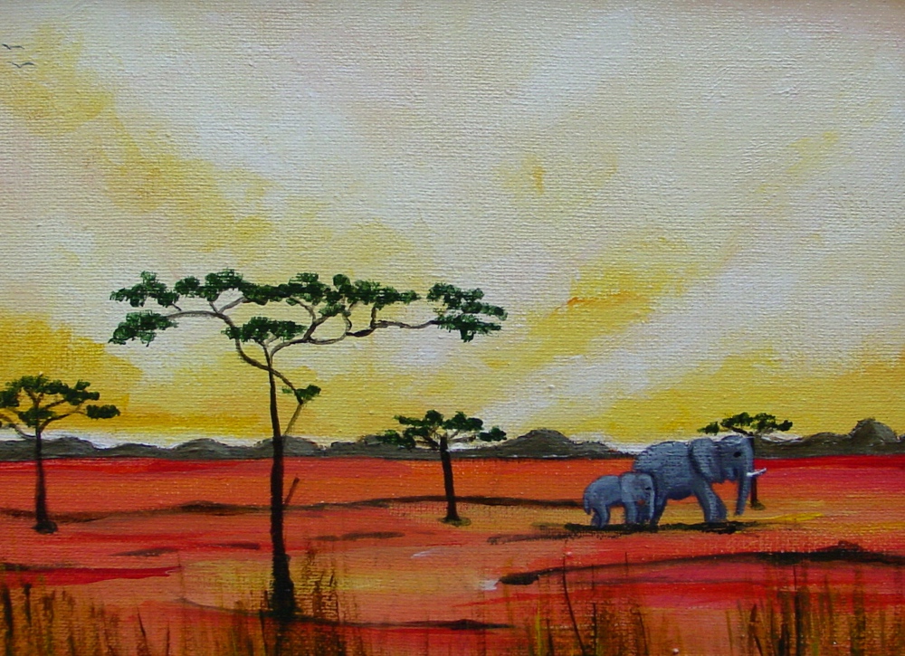 2010-februari-olieverf-op-doek-13-x-18-cm-olifanten